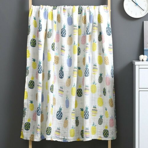 Two layers muslin gauze baby  blanket plush-hug quilt blanket muslin baby blankets.