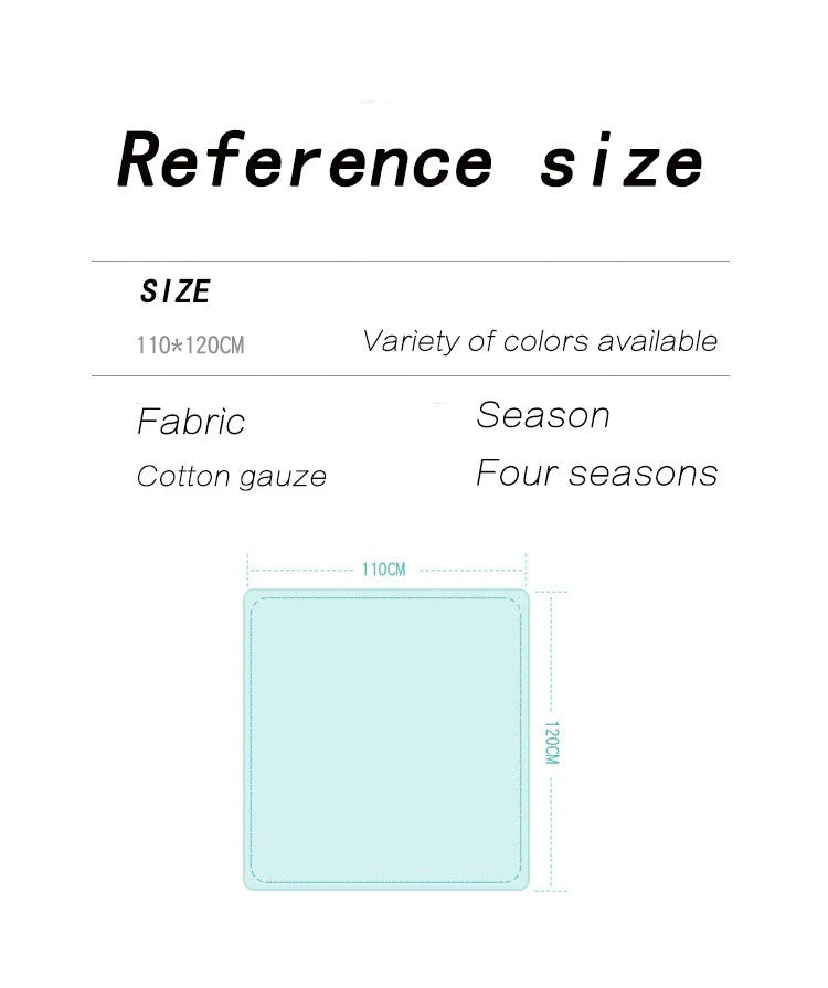 Product reference size chart with dimensions, fabric type,.