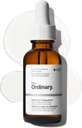 The Ordinary skincare serum bottle with dropper.