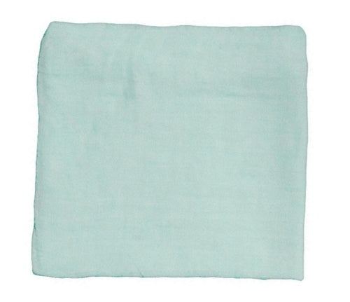 Light blue textured bamboo blanket 