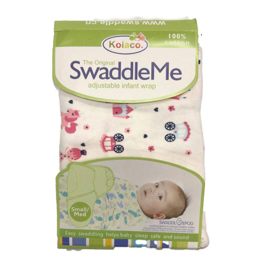Kolaco SwaddleMe adjustable infant swaddle wrap.