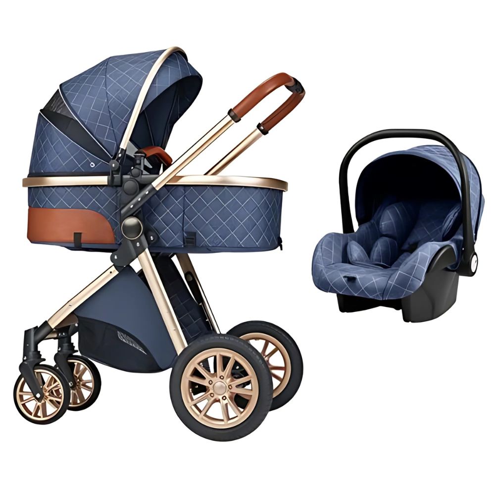 3in 1 luxury multifunctional European newborn baby stroller.