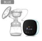 Silicone electric Breast pump with digital display .