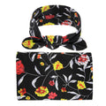 Floral headband and wrap cozy cloth