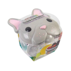 Cat-shaped Meliii snack container with a transparent lid.