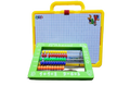 Educational toy set with abacus, magnetic letters, and numbers 