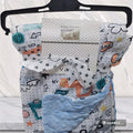 Cute plush Multi colors Baby blanket with cartoon patterns.