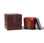  Wooden Wild Rose Red candle .