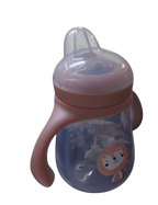 Baby sippy cup with lion design .