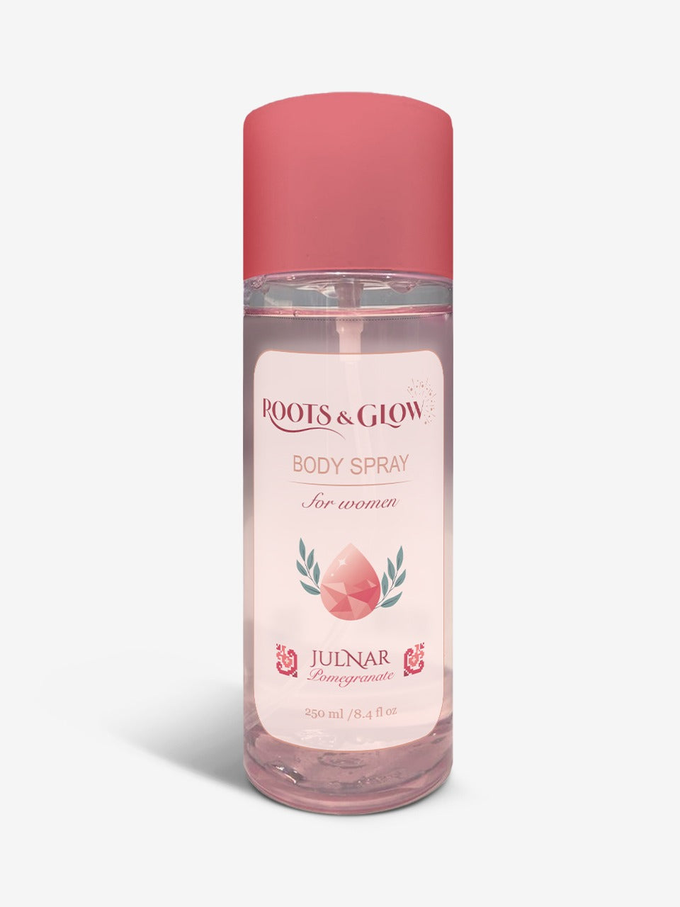 Roots& Glow Body spray bottle 