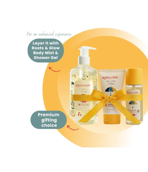 Set of Roots & Glow skincare products