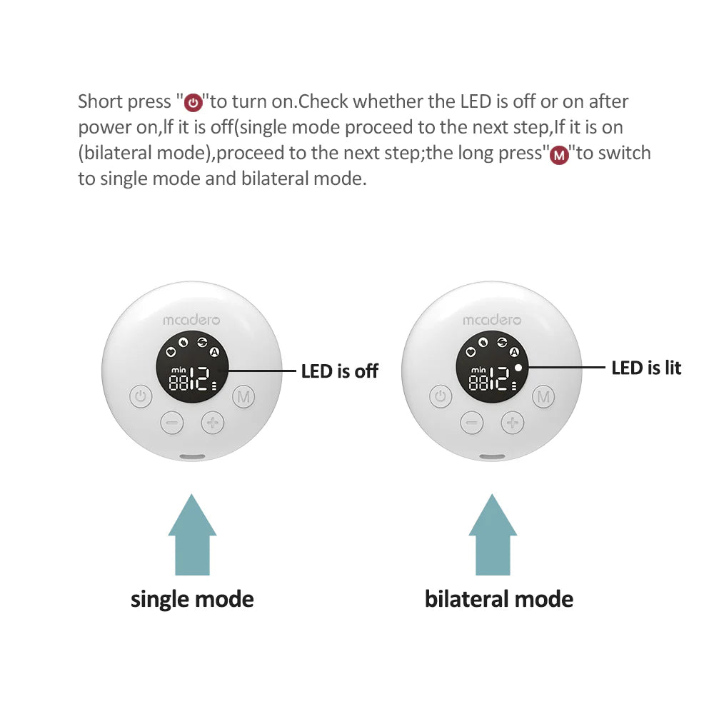 Instructions for using a device with LED 