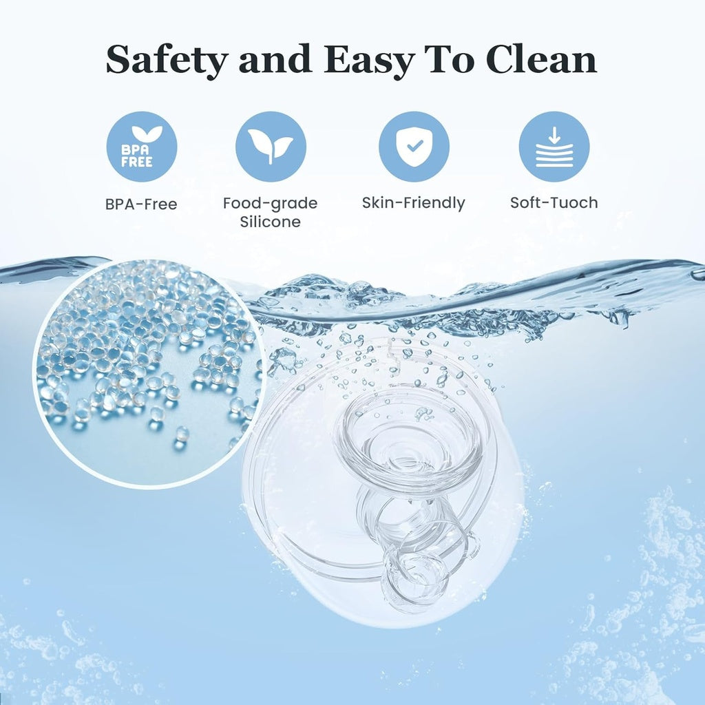 Product safety features with icons 