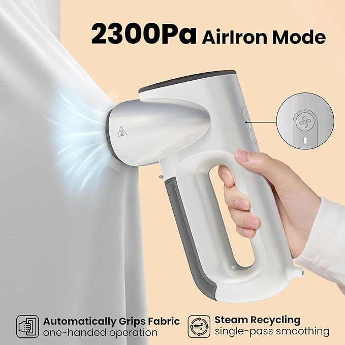 Neakasa Handheld steamer with '2300Pa AirIron Mode'