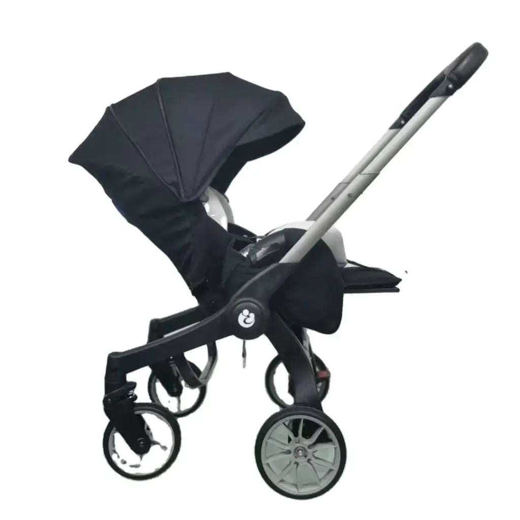 Black strollerNew4in1babystrollerMulti-functionalCarSeatStrollerBabyCarriageBasketPortableTravelSystem