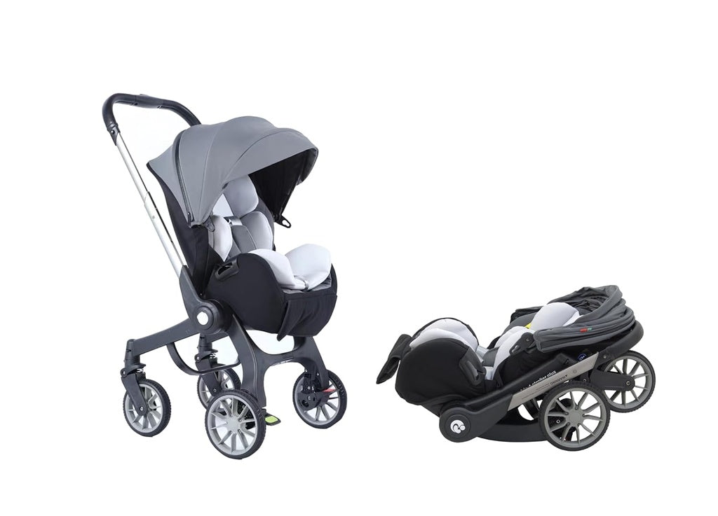 Baby stroller and car seat New4in1babystrollerMulti-functionalCarSeatStrollerBabyCarriageBasketPortableTravelSystem