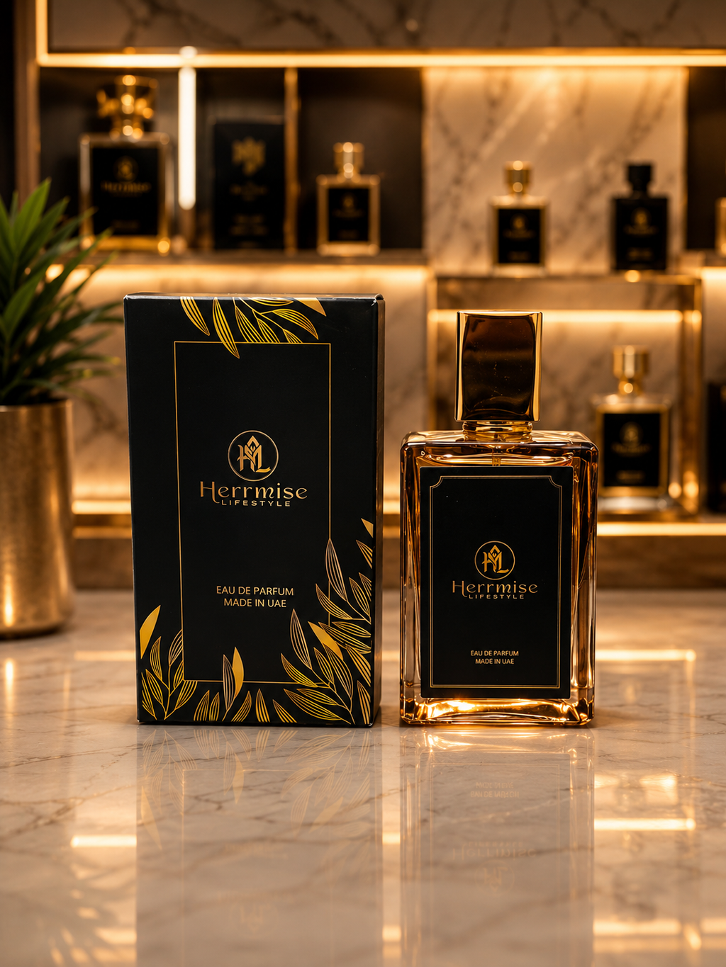 Herrmise Lifestyle Rain Drops Pure Mist EauDe Parfum Unisex-Premium French Fragrance Collection.