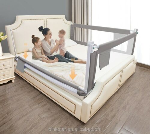 Bed safety portable toddler rails..