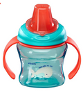 vital Hydrate Children's sippy cup with red handles .