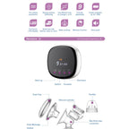 Silicone electric breast pump with 9different sucking strengths.