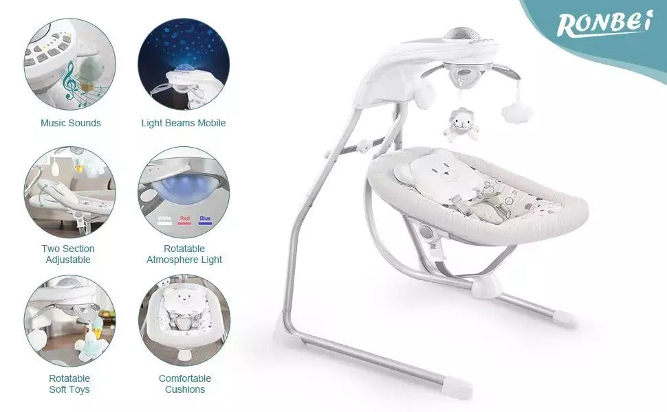  Electric Musical Vibrating Baby swing with various features .