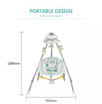  Electric Musical vibrating Bouncer Baby swing with dimensions 