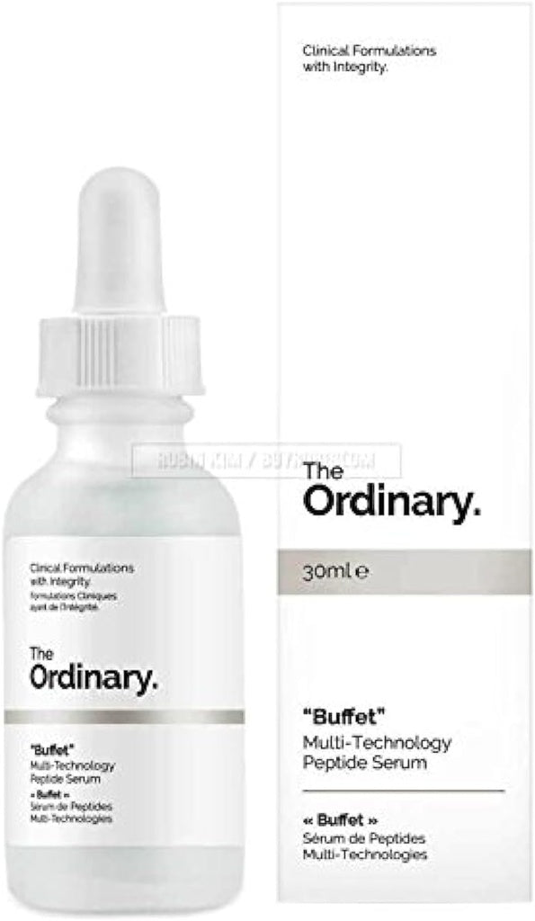 The Ordinary 'Buffet' Multi-Technology Peptide Serum with dropper .