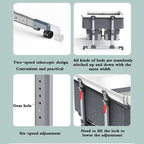 Collapsible bed with telescopic design .
