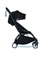 Black baby Life lightweight stroller.